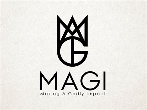 From simplicity to complexity: The graphic elements of the old magi logo over time